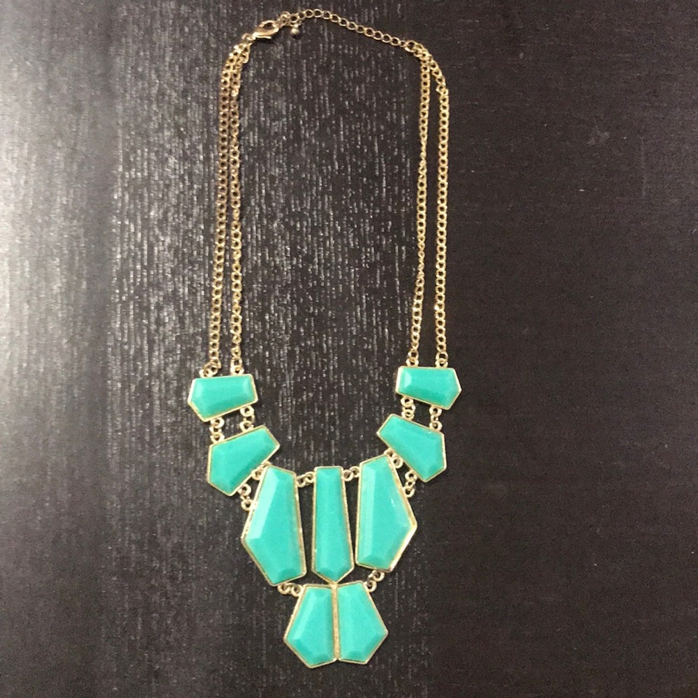 Turquoise statement necklace